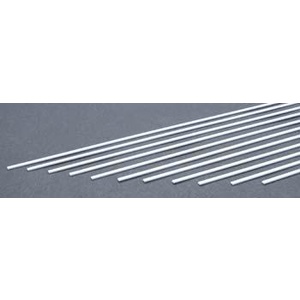 Evergreen 125 Styrene Strips .020x.100" (.5 x 2.5mm) Qty 10