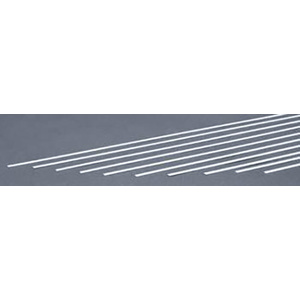 Evergreen 126 Styrene Strips .020" x .125" (.5 x 3.2mm) Qty 10