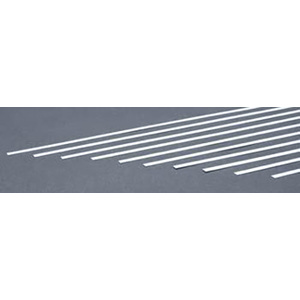 Evergreen 128 Styrene Strips .020" x .188" (.5 x 4.8mm) Qty 10