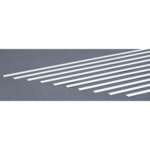 Evergreen 139 Styrene Strips .030" x .250" (.75 x 6.3mm) Qty 10