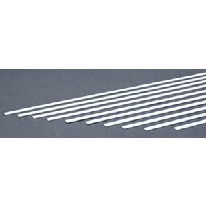 Evergreen 149 Styrene Strips .040" x .250" (1.0mm x 6.3mm) Qty 10