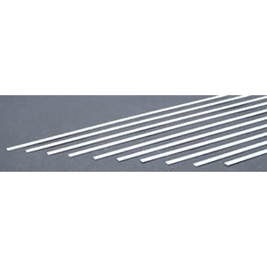 Evergreen 155 Styrene Strips .060" x .100" (1.5mm x 2.5mm) Qty 10