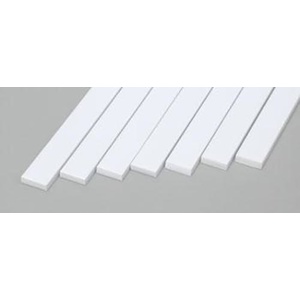 Evergreen 169 Styrene Strips .080x.250 (2.0 x 6.3mm) Qty 7