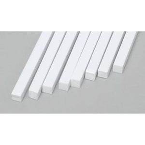 Evergreen 175 Styrene Strips .100x.100" (2.5 x 2.5mm) Qty 8