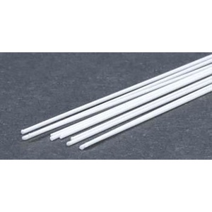 Evergreen 219 Styrene Round Rod .025"  (0.64mm) Qty 10