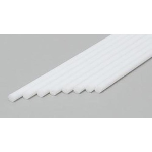 Evergreen 221 Styrene Round Rod 3/64 .047" (1.2mm) Qty 10