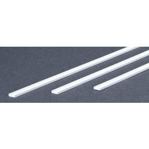 Styrene Channel .250 6.4mm (3)  Model Railroad & Scratch Building Supply  267