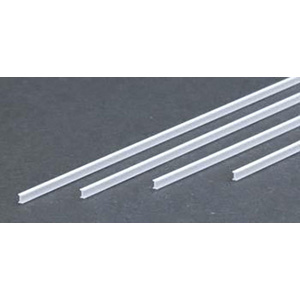 Evergreen 273 Styrene I Beam .100 2.5mm Qty 4