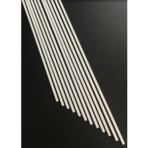 Evergreen, 12 Styrene Strip 600mm - 2.0 x 3.2mm 366