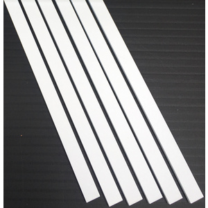 Evergreen, 6 Styrene Strip 600mm - 3.2 x 7.9mm 390