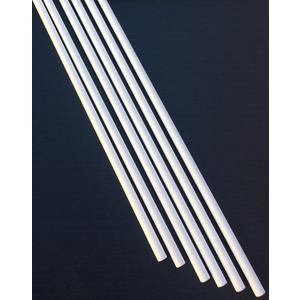 Evergreen 427 7/32" Styrene Tube .219 Dia. (5.5mm) x 600mm (6pcs)