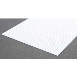 Evergreen 4504 Square Tile Sheet 1/6 inch Plastic