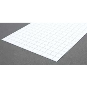 Evergreen 4507 Square Tile Sheet 1/2 inch Plastic