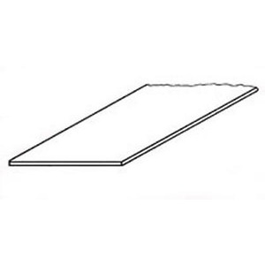 Evergreen Styrene 9007 2 x Clear Sheets x 0.015" (0.4mm) Thick x 6" W x 12" L