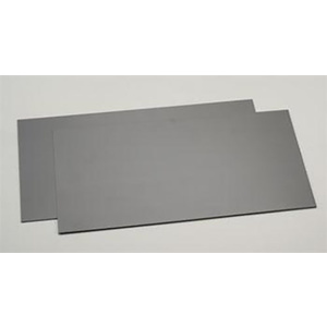 Evergreen 9515 Plastic Styrene Black Sheet .040x6x12 (152mm x 305mm) (1.0mm) Qty 2