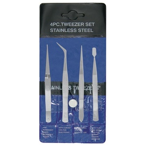Tweezers  4 Piece Set Excel 30416