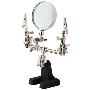 Excel Double Clip Extra Hands with Magnifier  EXL55675