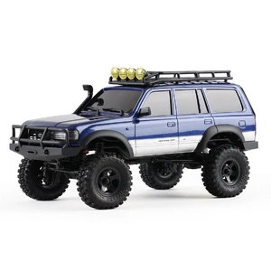 FMS FCX18 LC80 Toyota Land Cruiser 80 1/18 RC Rock Crawler RTR Blue 4WD