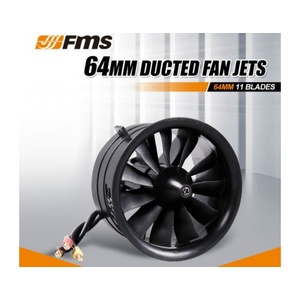 64mm EDF  11 Blades Ducted Fan With Motor 2840-KV3150 (For 4S)