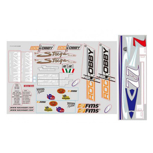 Roc Hobby FMSKA117 Decal Sheet: P-51 Strega