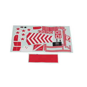 FMS PS113RED Decal Sheet Red: 70mm Yak 130 V2