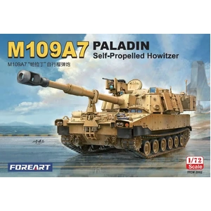 ForeArt 2002 M109A7 Paladin Self-Propelled Howitzer 1/72 Scale Plastic Model Kit