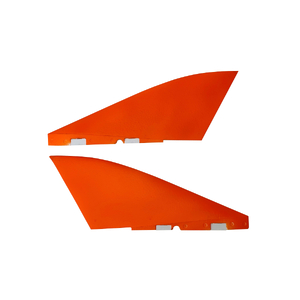 Flex Innovations 417003A Vertical Fin Set: Pirana Orange (No Rudders)