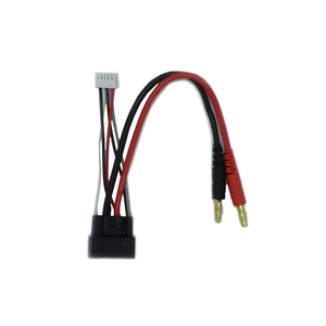 Traxxas ID 4S Charge Cable w/ 4mm Banana Plugs  FUSE1416
