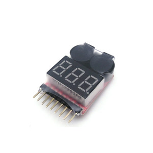 2 in 1 Lipo Battery Low Voltage Tester 1S-8S Buzzer Alarm