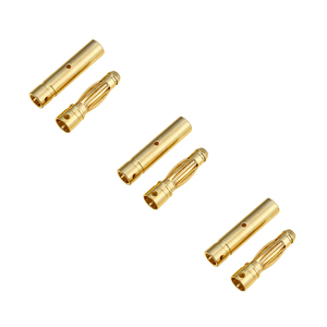 4mm Bullet Connectors, 3pairs