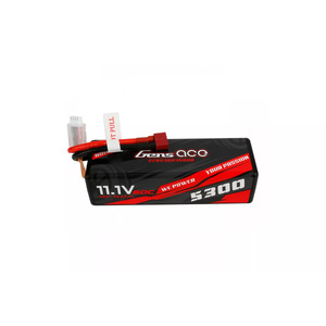 Gens Ace 11.1V 3S 5300mAh 60C LiPo Battery Hard Case w/ Deans Connector