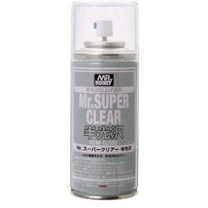 Mr.Super Clear Semi-Gloss Spray Top Coat B-516 170ml