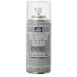 Mr.Super Clear Semi-Gloss Spray Top Coat B-516 170ml