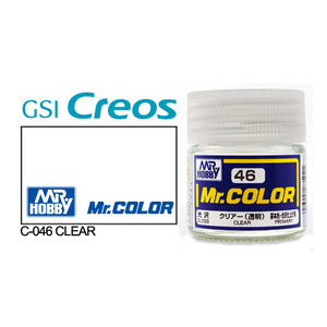 Gunze C046 Mr. Color Gloss Clear Solvent Based Acrylic Paint 10mL