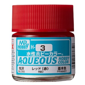 H3 Aqueous Gloss Red Acrylic Paint