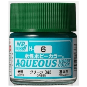 H6 Aqueous Gloss Green Acrylic Paint