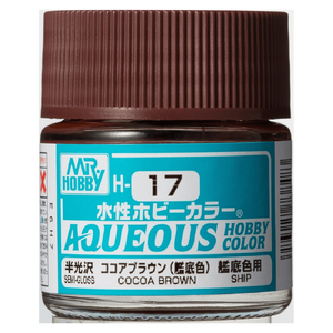 H17 Aqueous Gloss Acrylic Cocoa Brown Paint