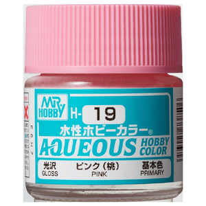 H19 Aqueous Gloss Acrylic Pink Paint