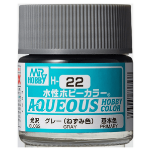 H22 Aqueous Gloss Acrylic Gray Paint