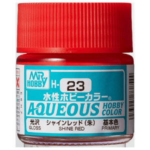 H23 Aqueous Gloss Acrylic Shine Red Paint