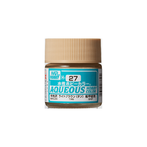 H27 Aqueous Gloss Acrylic Tan Paint