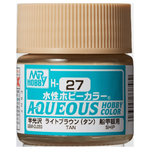 H27 Aqueous Gloss Acrylic Tan Paint