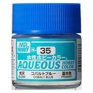 H35 Aqueous Gloss Acrylic Cobalt Blue Paint