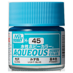 H45 Aqueous Gloss Acrylic Light Blue Paint