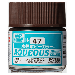 H47 Aqueous Gloss Acrylic Red Brown Paint