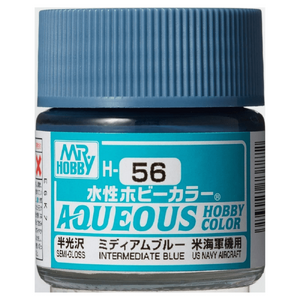 H56 Aqueous Semi-Gloss Intermediate Blue Paint