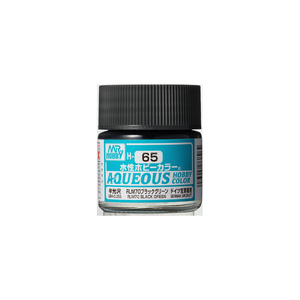 H65 Aqueous Semi-Gloss Acrylic RLM70 Dark Green Paint