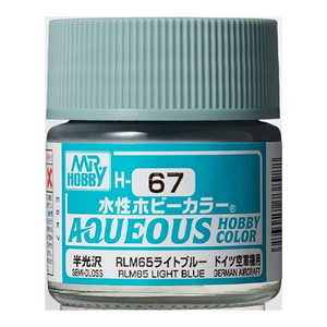 H67 Aqueous Semi-Gloss Acrylic RLM65 Light Blue Paint