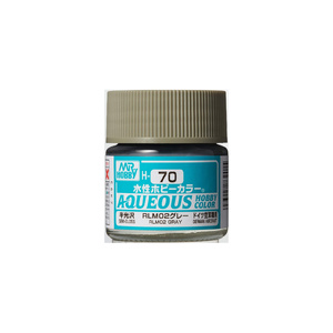 H70 Aqueous Semi-Gloss Acrylic RLM02 Gray Paint
