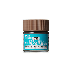 H72 Aqueous Semi-Gloss Acrylic  Dark Earth Paint